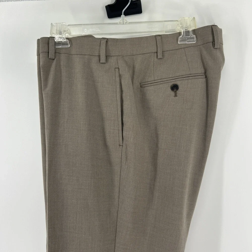 Michael Kors Dress Pants Men's 36 Beige Brown Tan Business Office Dad Profession
